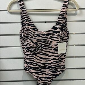 Mai Deluxe Blush Zebra Bonita Bodysuit